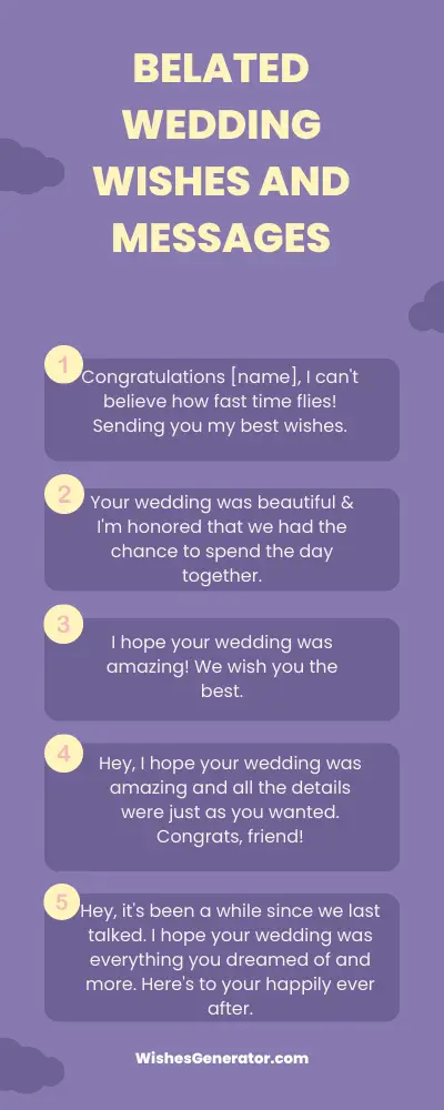 What To Write In A Belated Wedding Card Funny